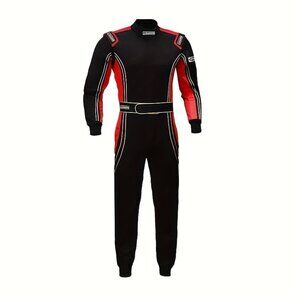 One-piece Race Gear Racing Suit Karting/Race/Rally Go Kart Red & Black XXL